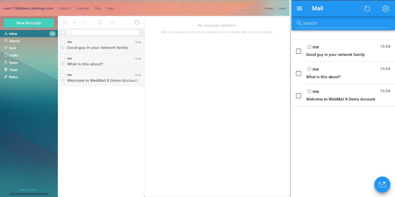 desktop VS mobile interface